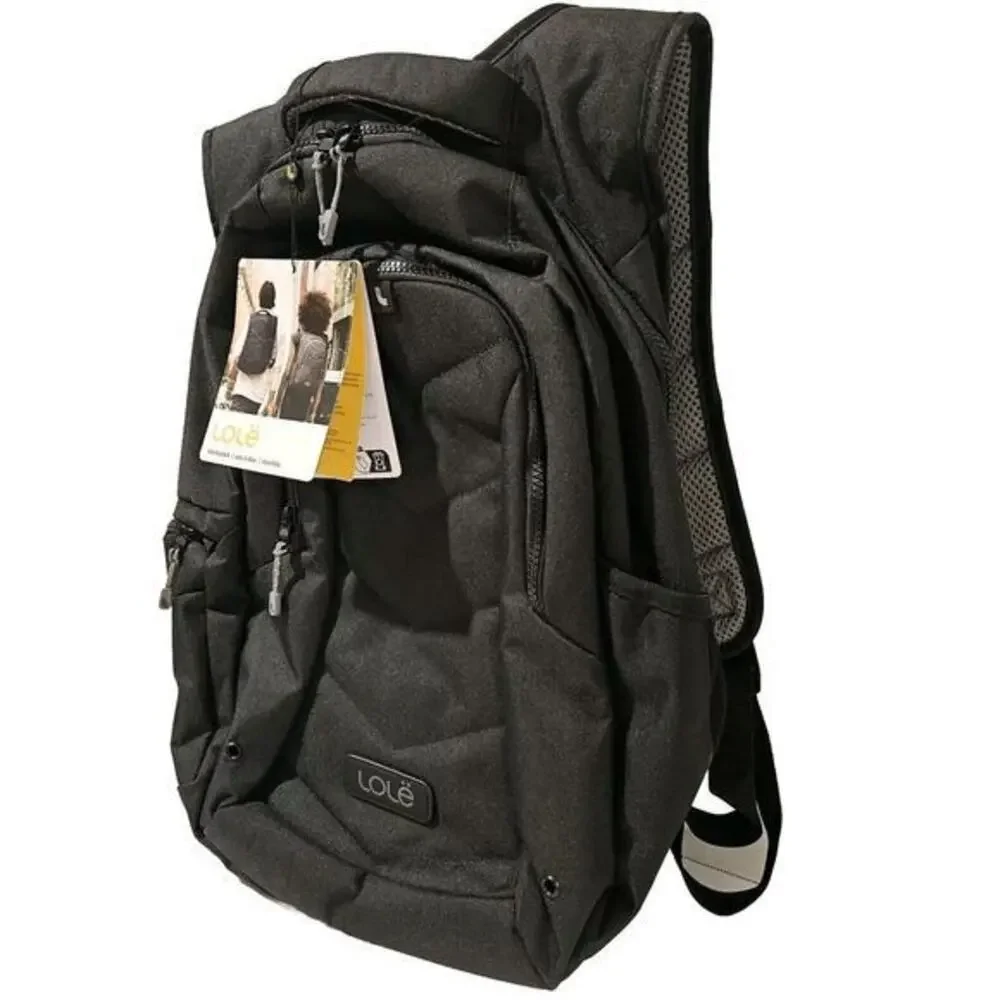 Lolë‎ Quilted Nylon Backpack / Black/ New